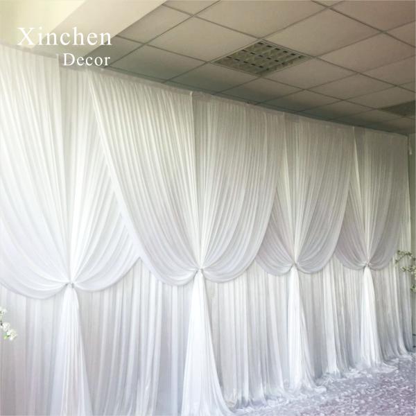 SX-387 Best selling round ceiling drapery ceiling drapes curtain walls for wedding background