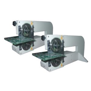 Quality Motorized PCB Depaneling Machine with 2 Circular Blades wholesale
