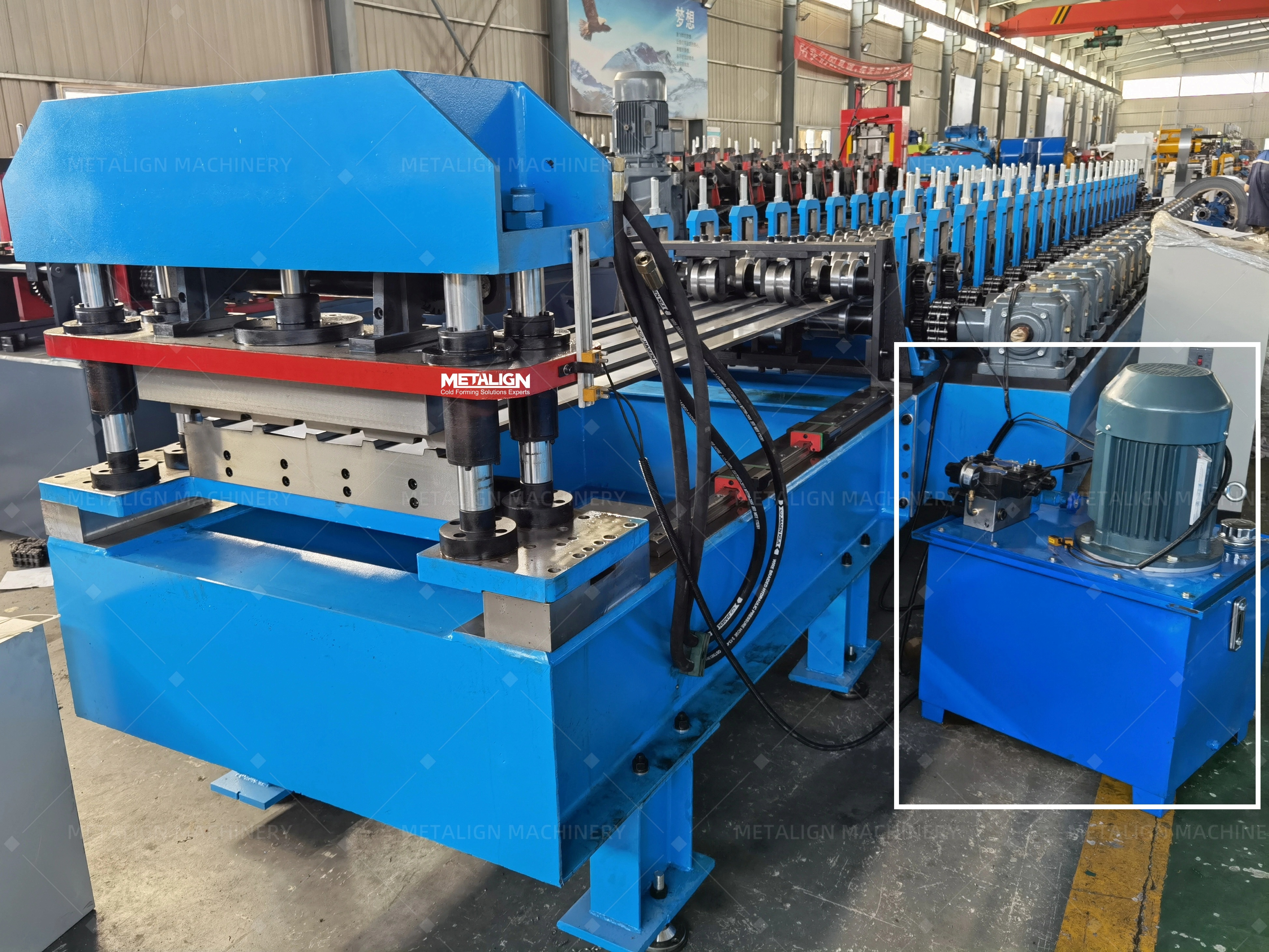 Double-Layer Chain-Driven Roll Forming Machine For Trapezoidal And Corrugated Roof Panels