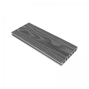 China Exterior Grey Wood Grain Composite Decking Materials 150x25mm on sale