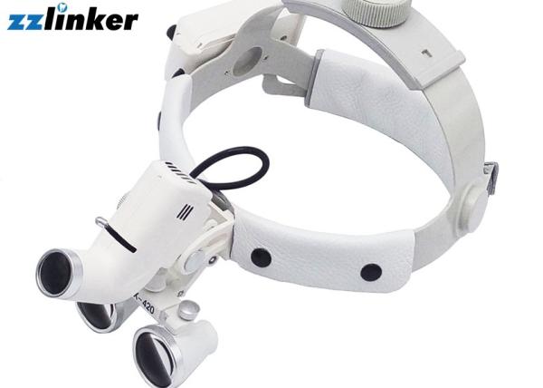 Surgeons Loops Dental Magnifying Glasses With Light , Dental Headband Loupes