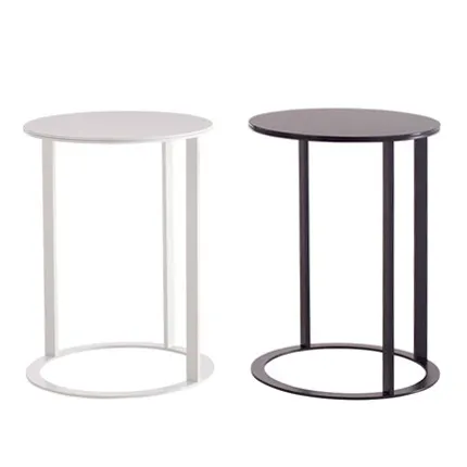 Anti Abrasion Coffee Cafe Tables Nontoxic Circle Shape Multiscene