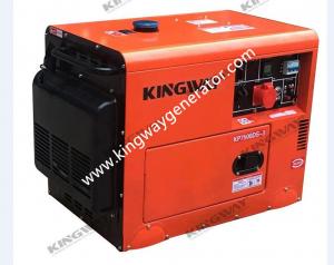 China Orange Color Portable Generator Silent Generator Set 8KVA 12Hp on sale
