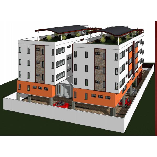 Prefabricated Multi Storey Steel Building with Q355B/Q235B Structure