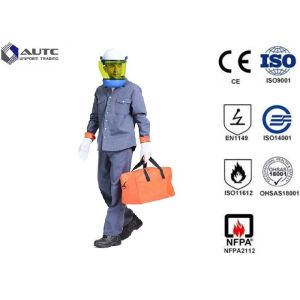 8 Cal PPE Safety Wear Uniforms ASTM F2621 Anti Fire Category 1 Oil Resistant