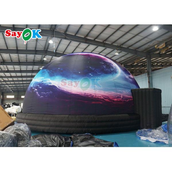 32.8ft Astronautic Inflatable Planetarium Projection Dome Tent Black Projection Tent For School