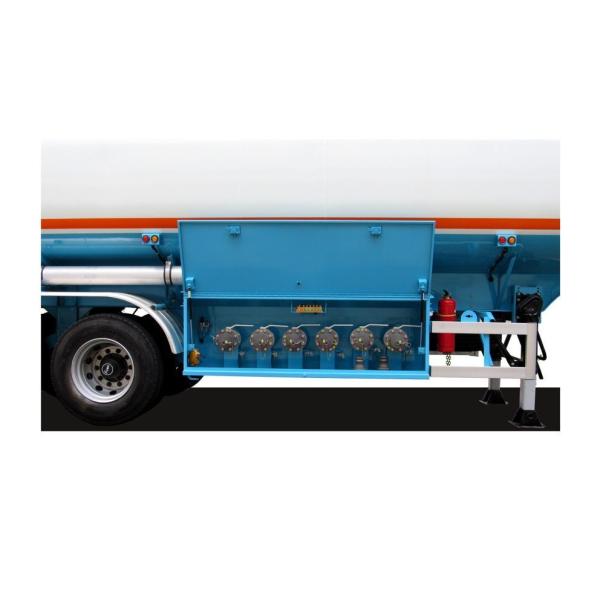 2 Axles 28000L 20t Capacity Carbon Steel Fuel and Refuel Tank Semi Trailer with BPW Axle 12t and Mechinical Suspension