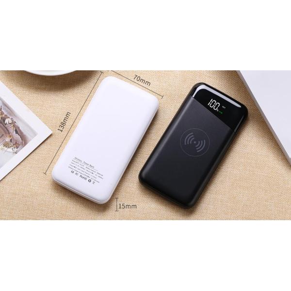 Dual USB 6000/8000/10000mAH Polymer Lithium Battery Wireless Fast Charging Power Bank