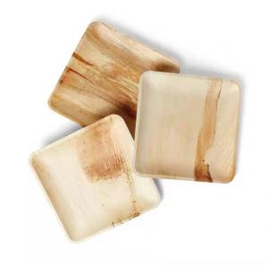Quality Disposable Biodegradable 6 8 10 Palm Leaf Square Plates wholesale