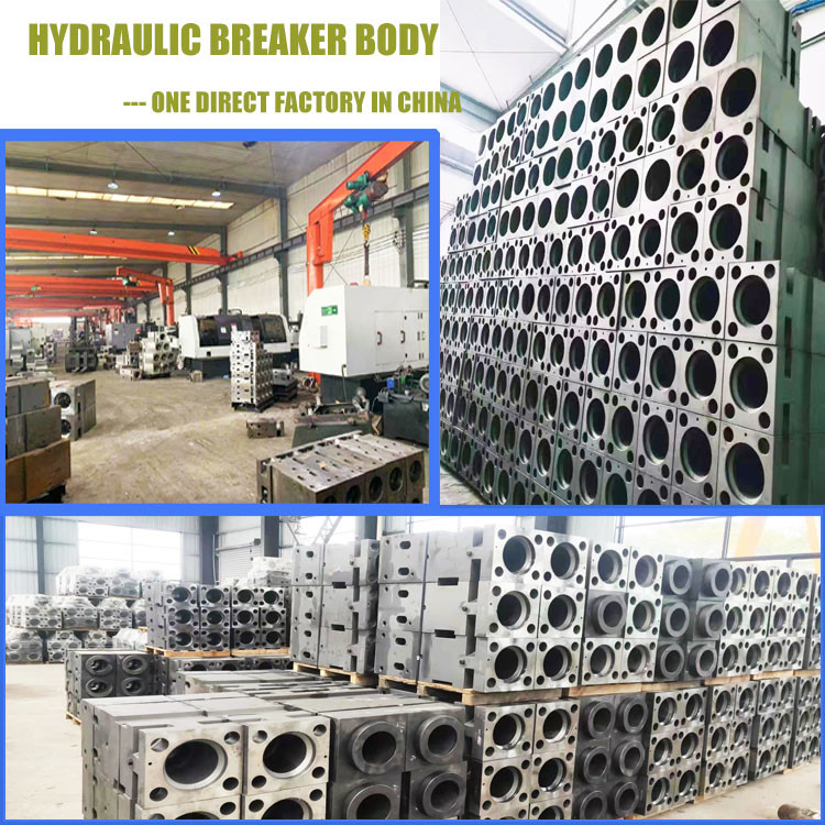 SB81 Hydraulic Concrete Rock Breaker Hammer Q345B For 20 Tons Excavator