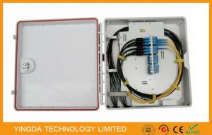 Quality 24 Core Fiber Optic Distribution Box Cabinet , 12 Port Outdoor Cable Termination Box wholesale