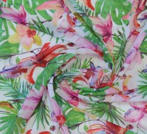 China Polyester 75D chiffon printed fabric for dress, garment, width 57/58 on sale