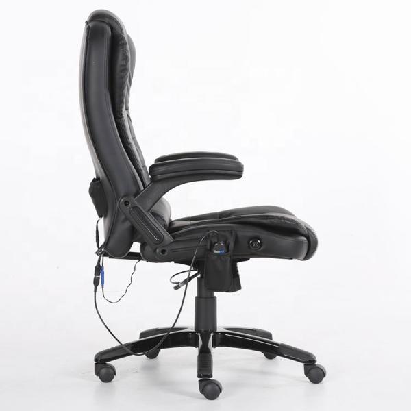 Commercial Furniture Classic Boss Office Chair with Massage Footrest in PU Leather