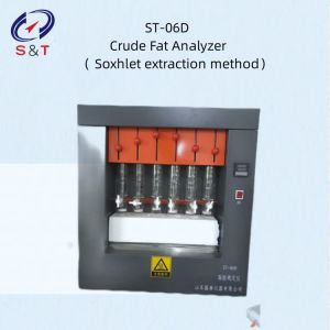 Quality Crude Fat Analyzer Feed Testing Instrument Soxhlet Extraction Method wholesale