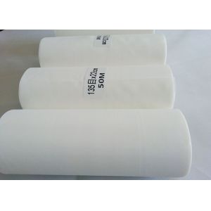 Monofilament Polyester Screen Mesh Anti Static Yellow/White Polyester Tensile