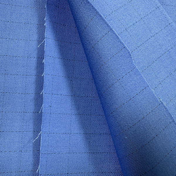 Grey Blue Orange Textile Anti Static CVC Polyester Cotton Antistatic Fabric