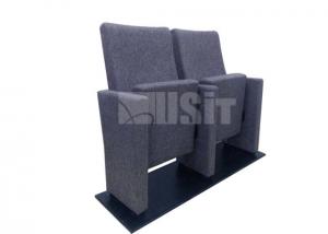 China Wood Sideboard Auditorium Theatre Seating , Cushioned Chairs For Churches USIT on sale