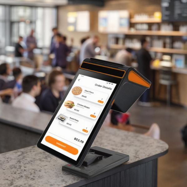 80mm Thermal Printer Mobile Checkout POS featuring Octa-core 8-core Processor