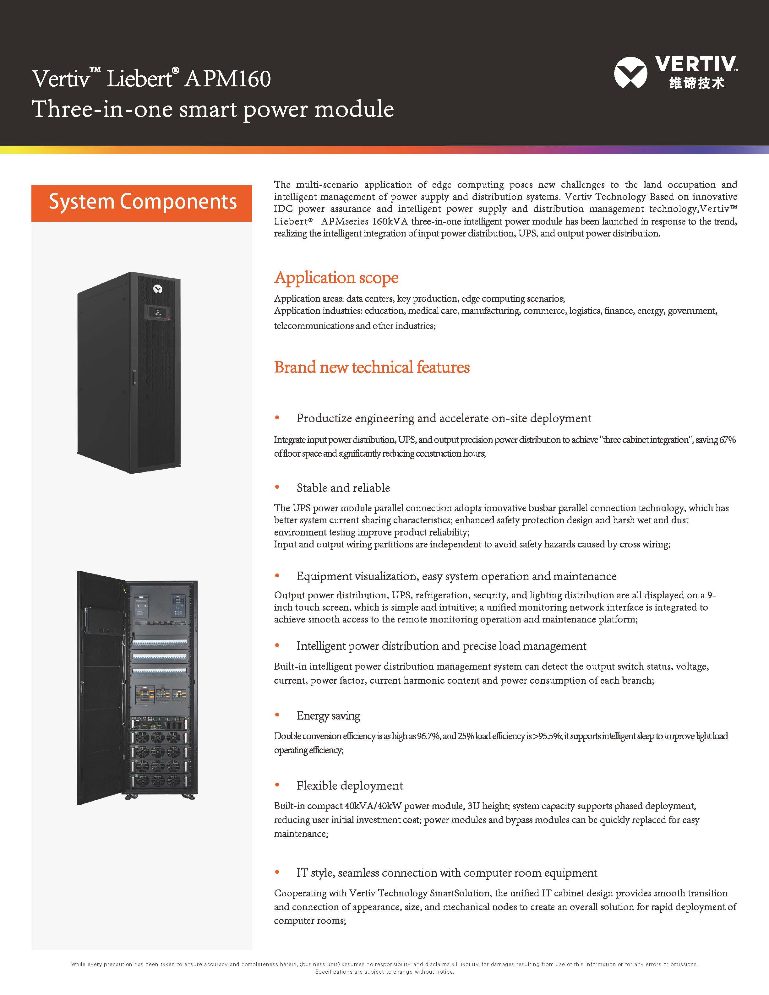 On-line 40KVA 380/400/415VAC Three Phase Power Supply UPS for Telecommunications