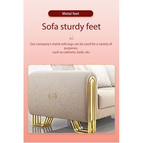 Furniture Frame Accessories Stainless Steel Sofa Legs and Armrest Accessories Metal Sofa Frame for Hotel Bedroom