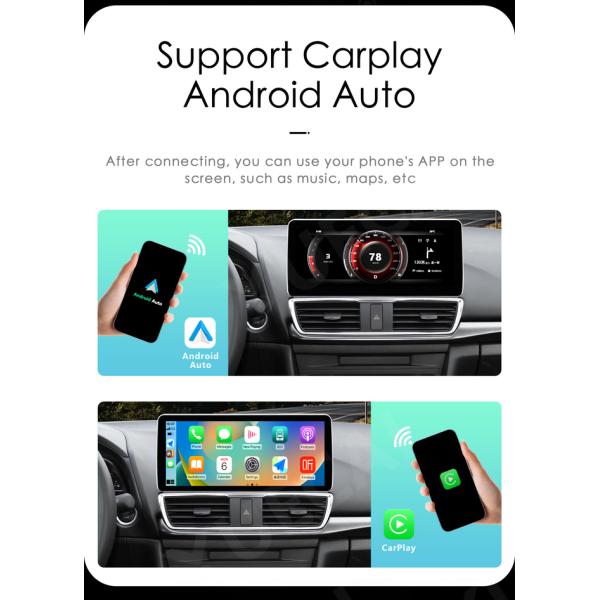 QLED Display Car DVD Player Carplay Android Auto Mazda3