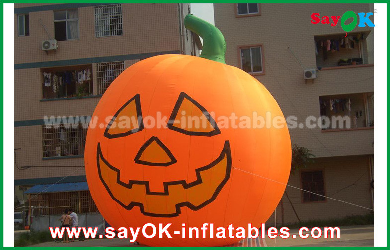 Halloween LED light Inflatable Holiday Decorations , Human skeleton Inflatable Cartoon Characters