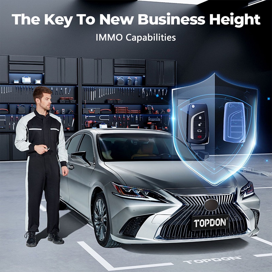 TOPDON TopScan Pro Full System Diagnosis with 13 reset functions Multilingual Support 