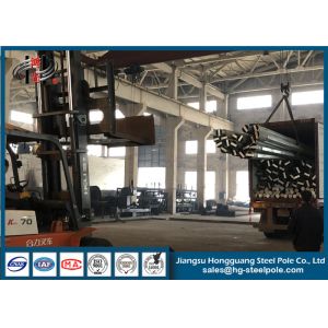 Quality Overhead Transmission Electrical Power Pole , Customized Stainless Steel Pole wholesale