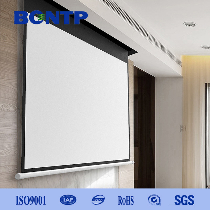 2.50M/3.20M White Super Flat Projector Fabric Projection Screen Fabric 8