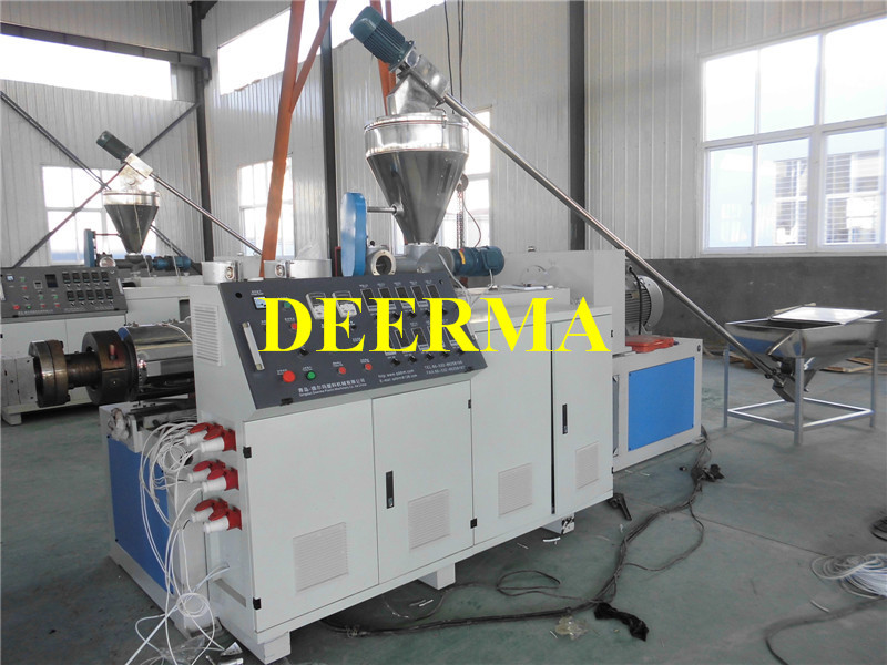 1-15 m/min PVC Cable Trunking Profile Making Machine with Co-rotating Twin Screw Type