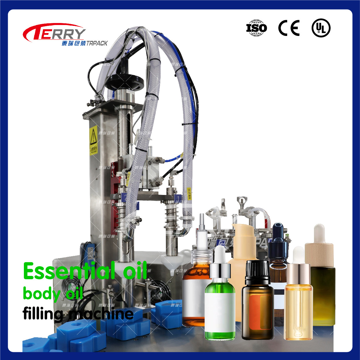4 In 1 Essential Oil Bottle Filling Machine 220V/380V