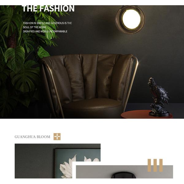 Nordic Modern Pendant Lights Glass Leather Belt Yo-yo Hanging Lamp(WH-GP-168)