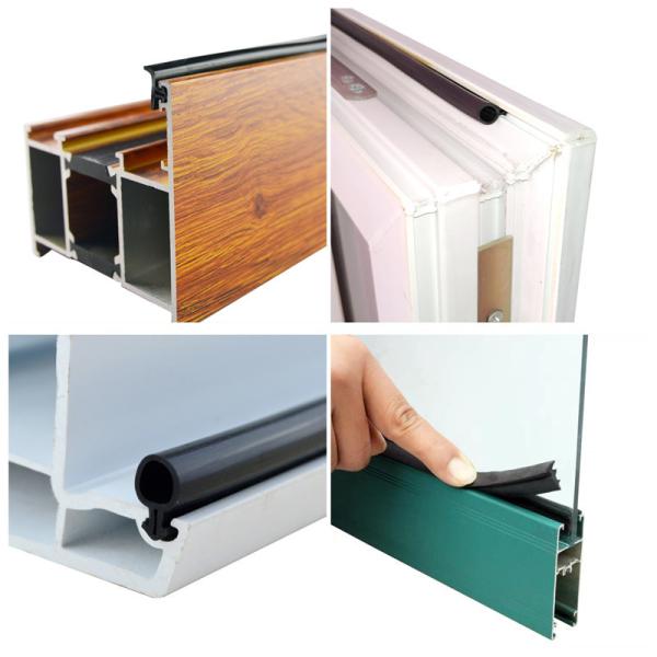 D Shape Automotive EPDM UPVC Door And Window Rubber Sealing Strip