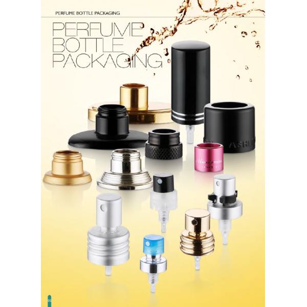 Aluminum Perfume Cap for FEA 15mm Crimp Pump - Custom Logo