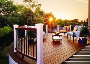 Quality Outdoor Flooring Strong WPC Composite Decking Light Decking Floor wholesale