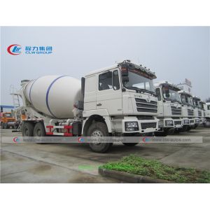 10 Wheels 6x4 10cbm SHACMAN Concrete Mixer Truck