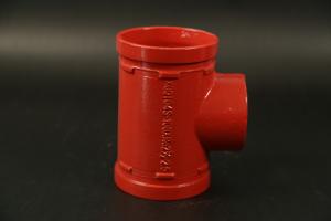 Quality Ductile Iron Thread Tee Fittings 450-12 High Pressure Resistance wholesale