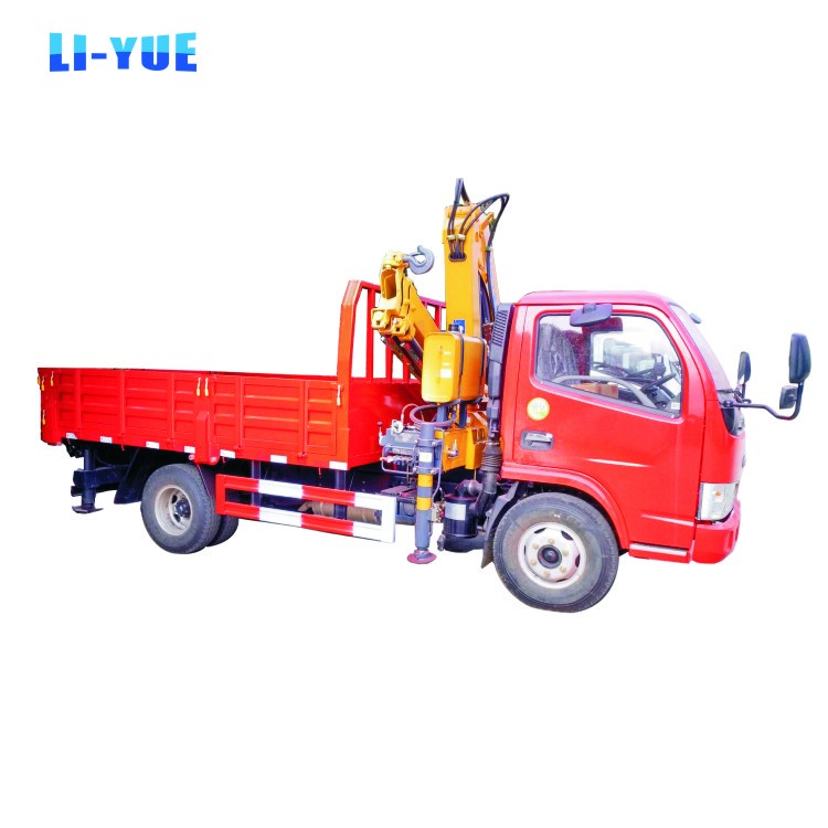5 Ton Hydraulic Knuckle Boom Crane Wireless Remote Control For Tipper Truck