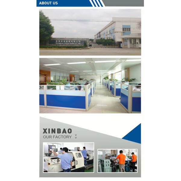 Rubber roller with smooth surface and strong wear resistance for printing