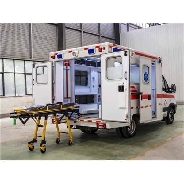 Emergency Ambulance Car With Euro 5 Emission Standard Curb Weight 2970 Kg Medical Rescue Vehicle