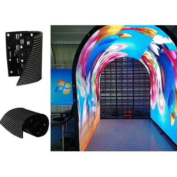 light weight P3 Flexible Led Display with module size of 24x12cm