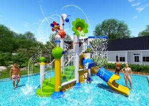 China Holiday Water Park Equipment / Water Games Park Funny Waterfall Fountain Toys on sale