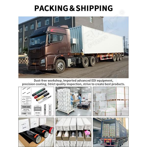 6.5mil TPU Color PPF Film Self Healing Multi Color Car Wrap 1.52x15m