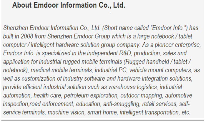 2020 6 inch Android 5.1 Rugged Handheld Terminal with 2D Barcode Scanner
