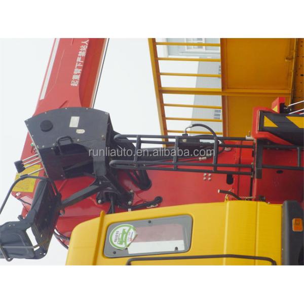 China Supply Low Price Cargo Flatbed Telescopic Boom Truck Mounted Crane