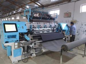 China High Speed Computer Quilting Machine Head Moved Multi Needle Quilting Machine on sale