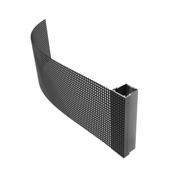 Easy Installation P3.91 High Brightness Holographic Invisible Transparent Led Screen 3000cd Outdoor Led Advertising Screen