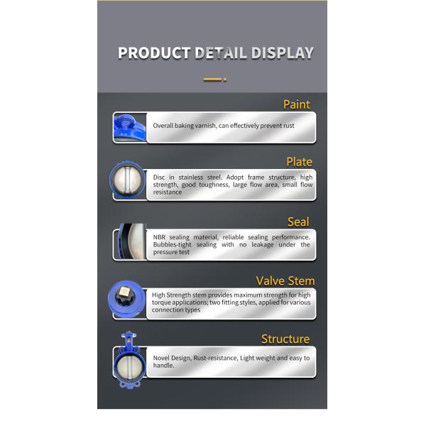 Powder Media DN80 Water Butterfly Valves With Pneumatic Actuator Sealing Performance
