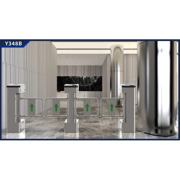 Security Access Control System Automatic Swing Turnstile Entrance Gates