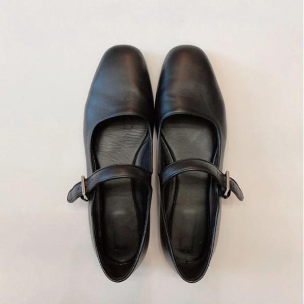 Women Flat Bottomed Mary Jane Leather Shoes Soft Soled Soft Leather Single Shoes